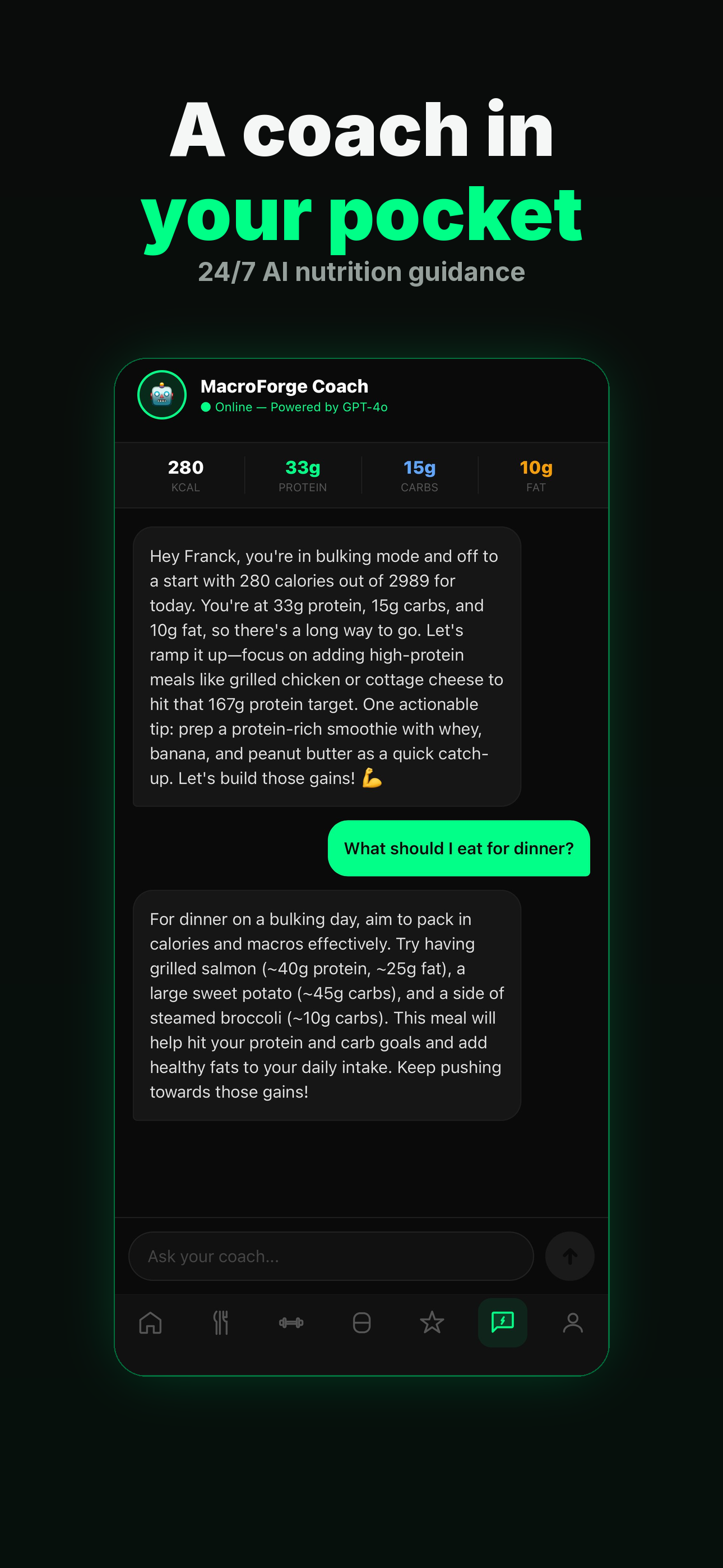 MacroForge: Macros & Workouts