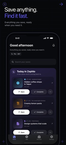 Zephlo: AI Bookmark Organizer Screenshot 1 of 3
