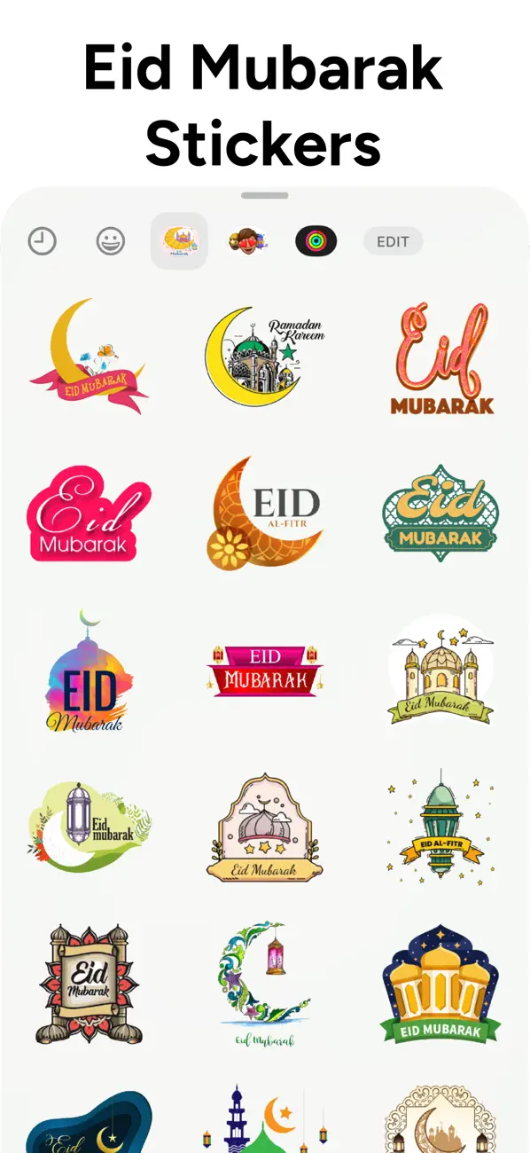 Screenshot #2 pour Eid Mubarak Islamic Stickers