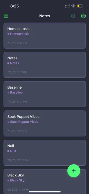 Carbon Notes screenshot 2