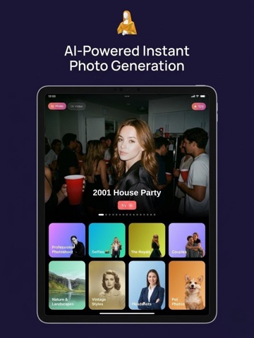 MONA AI: Portrait & Headshot iPad screenshot