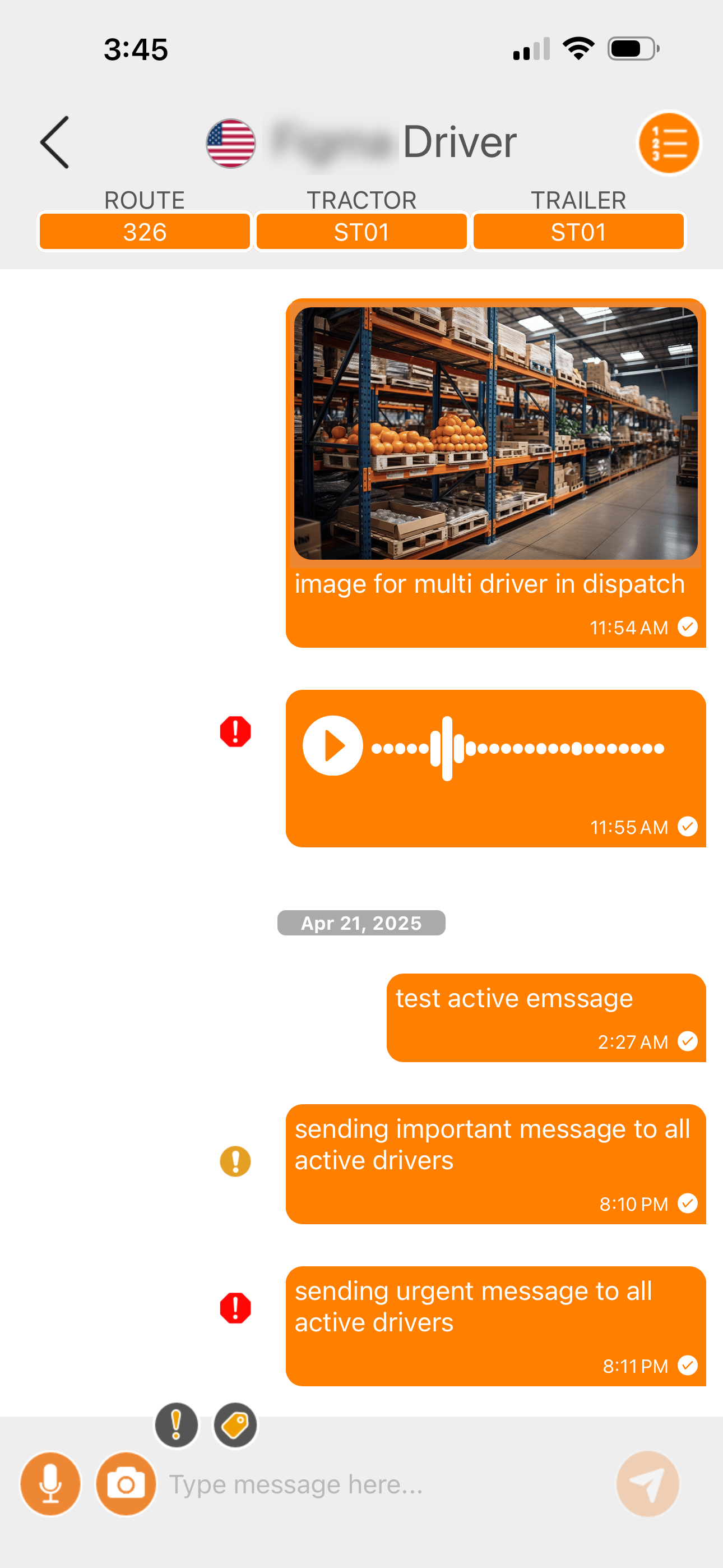 iPIMM TMS Chat screenshot 4