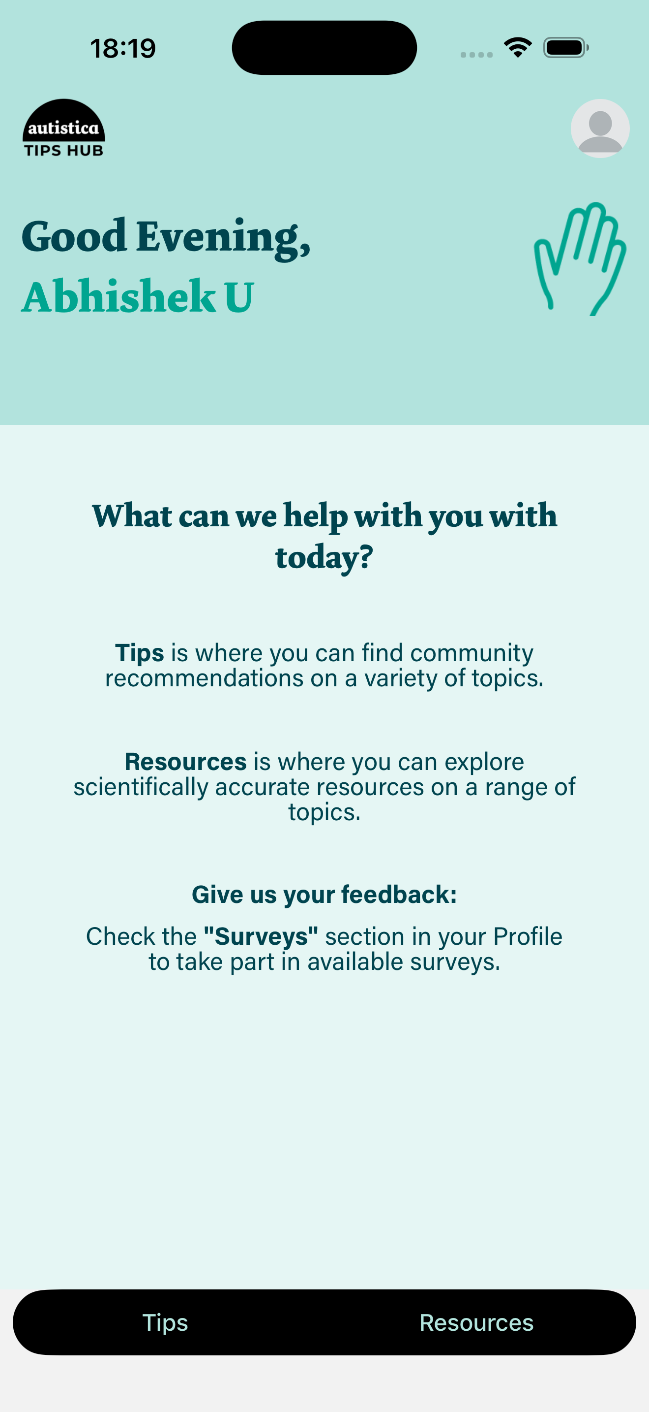 Autistica Tips Hub