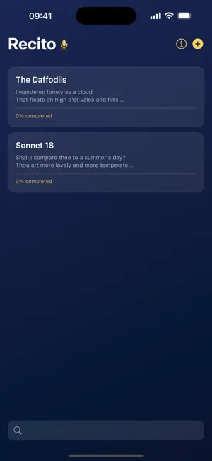 Recito — Memorise Anything screenshot 1