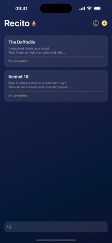 Recito — Memorise Anything Screenshot 1 of 5