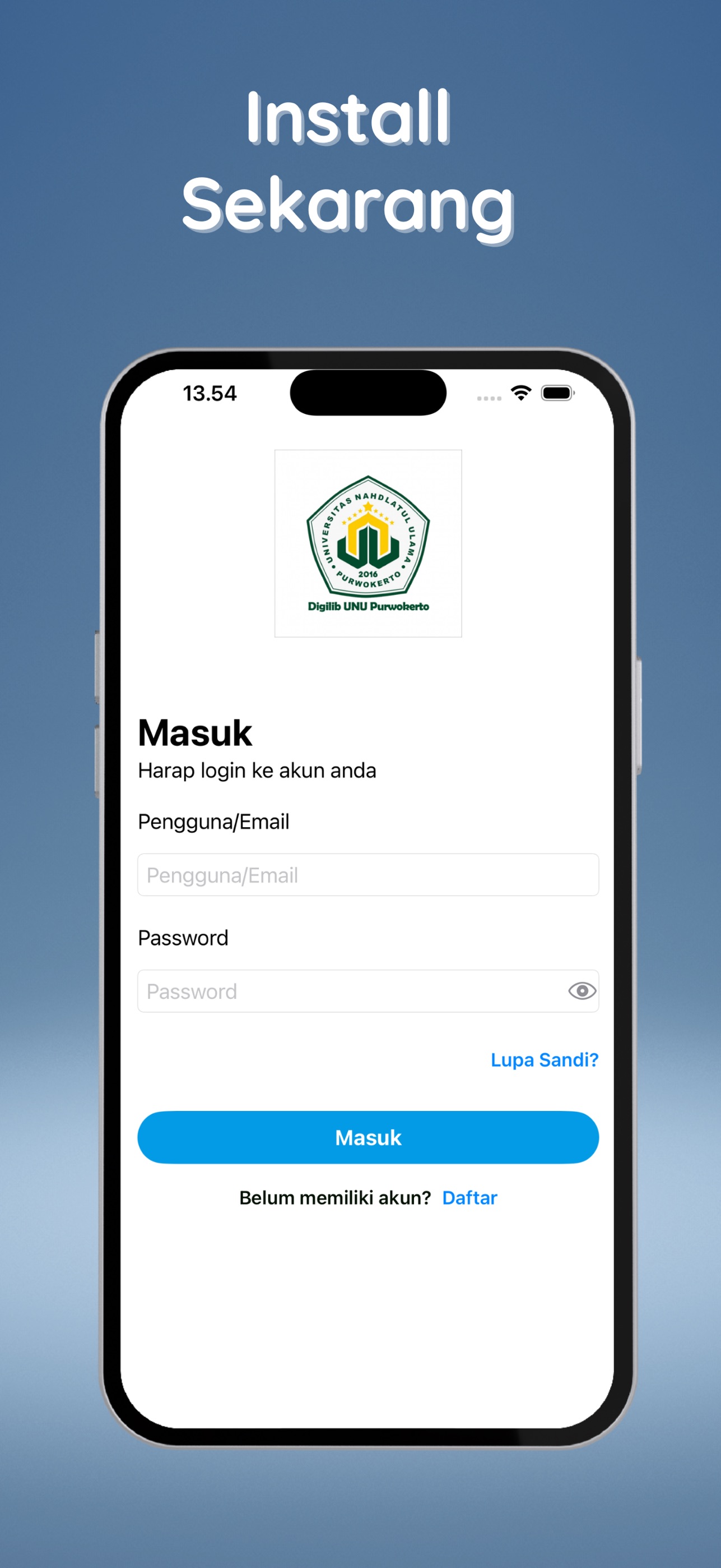 Screenshot 1 of Digilib UNU Purwokerto