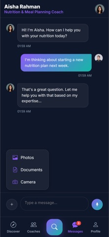 Tethr AI screenshot