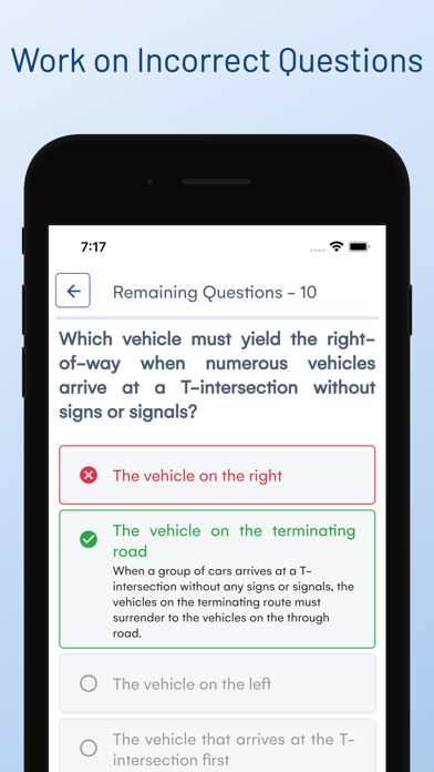 Ohio BMV Driver Permit Test Screenshot