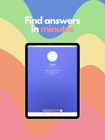 Aura – Dein AI Therapy Coach iPad screenshot
