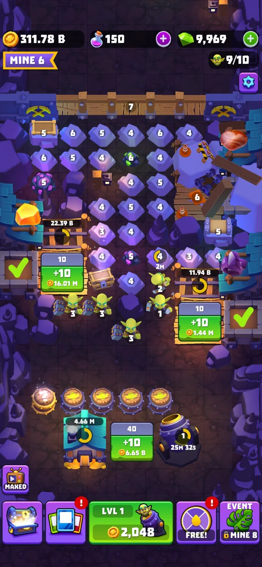 Gold and Goblins – Miner Games screenshot 7
