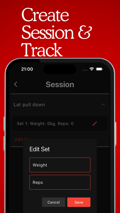 Firesets: Gym & Home Workouts Screenshot