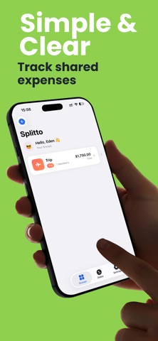 Splitto – Split Expenses iPhone screenshot
