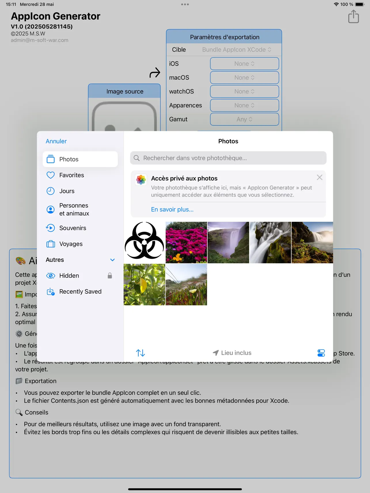#2. AppIcon Generator (iOS) De: Laurent Moulinier