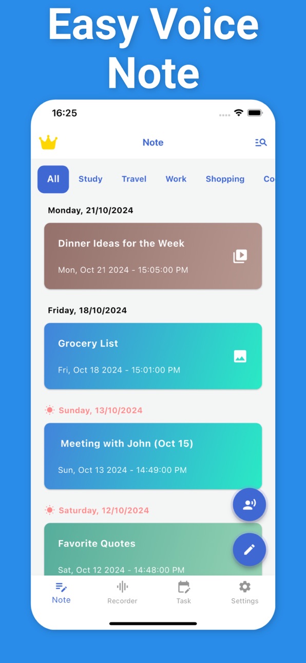 iPhone screenshot