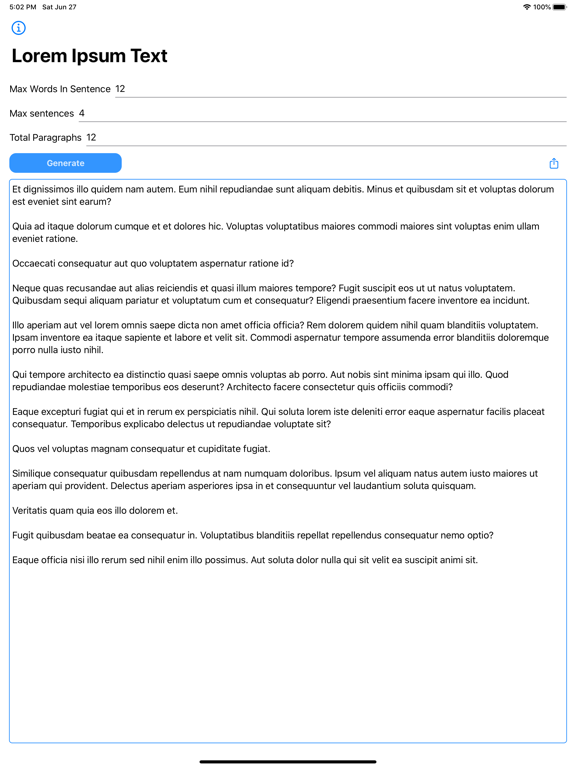 Screenshot #5 pour Lorem Ipsum Text