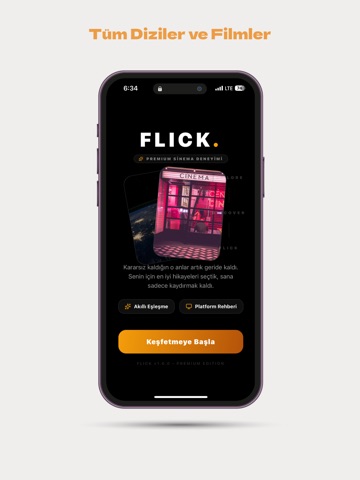 Flick - Film ve Dizi Keşfet iPad screenshot