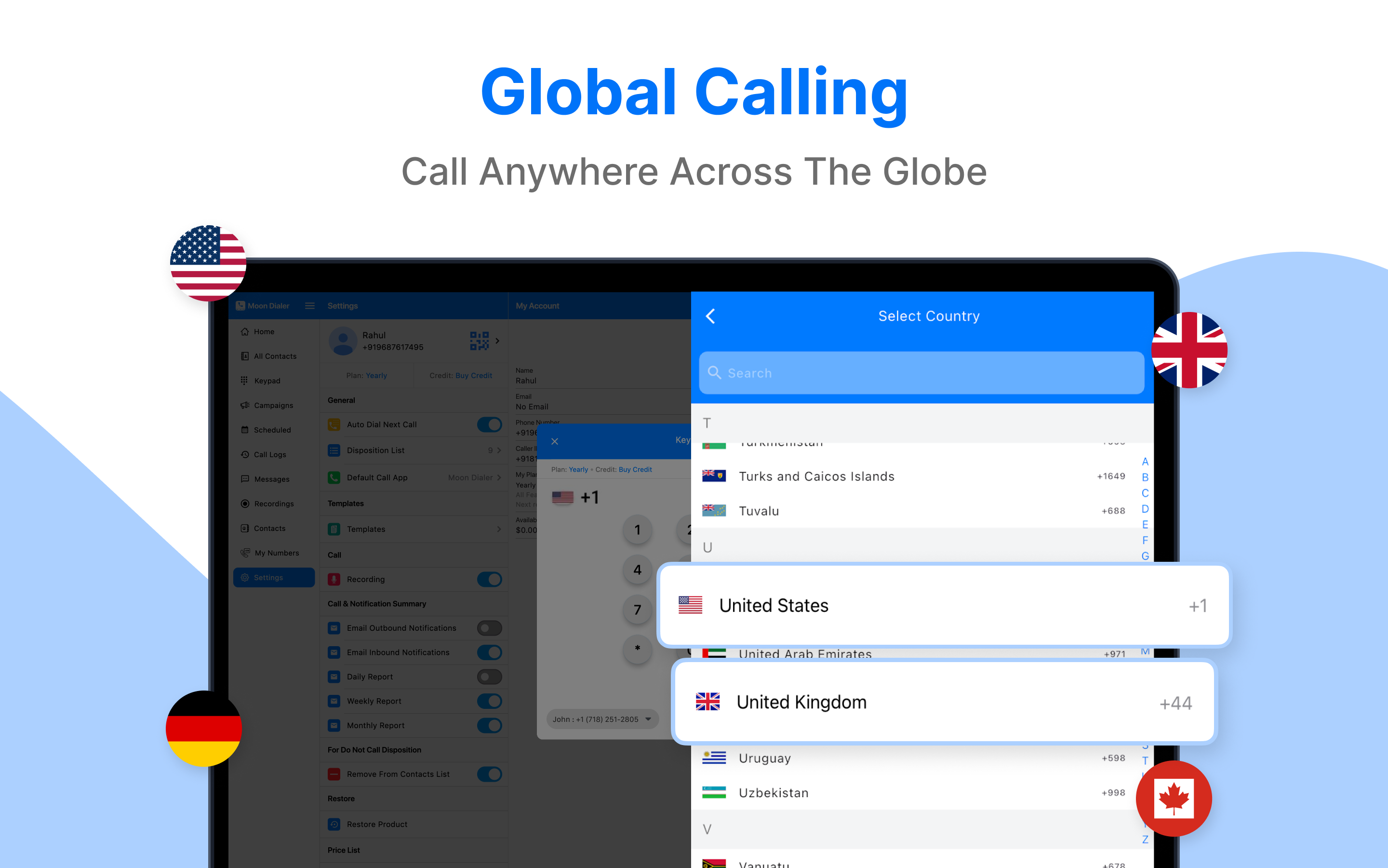 WiFi Calling App : Moon Dialer