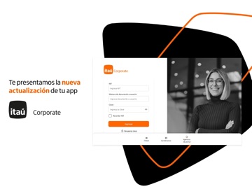 Itaú Corporate iPad screenshot