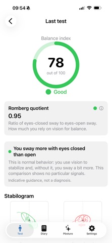 PosturEasy iPhone screenshot