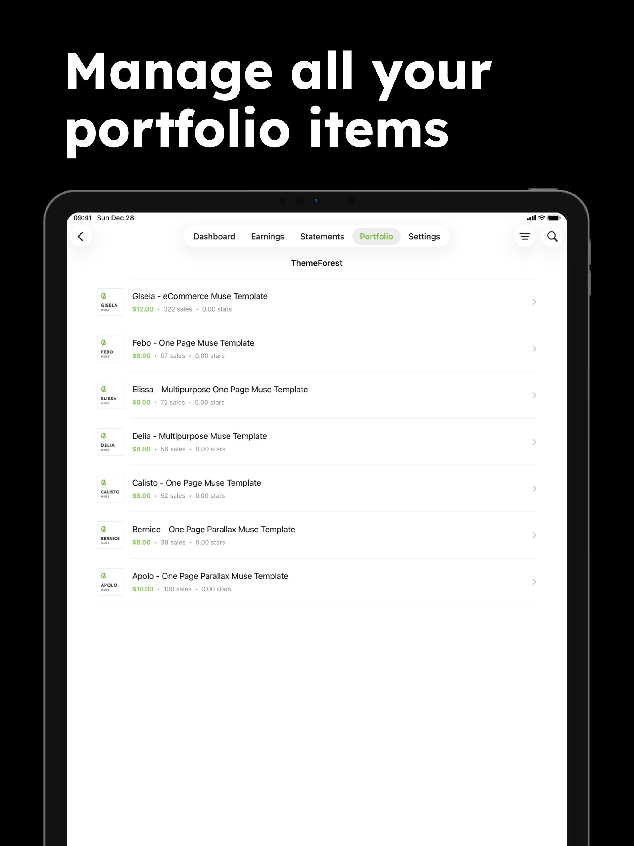 Eden - Envato Sales Tracker