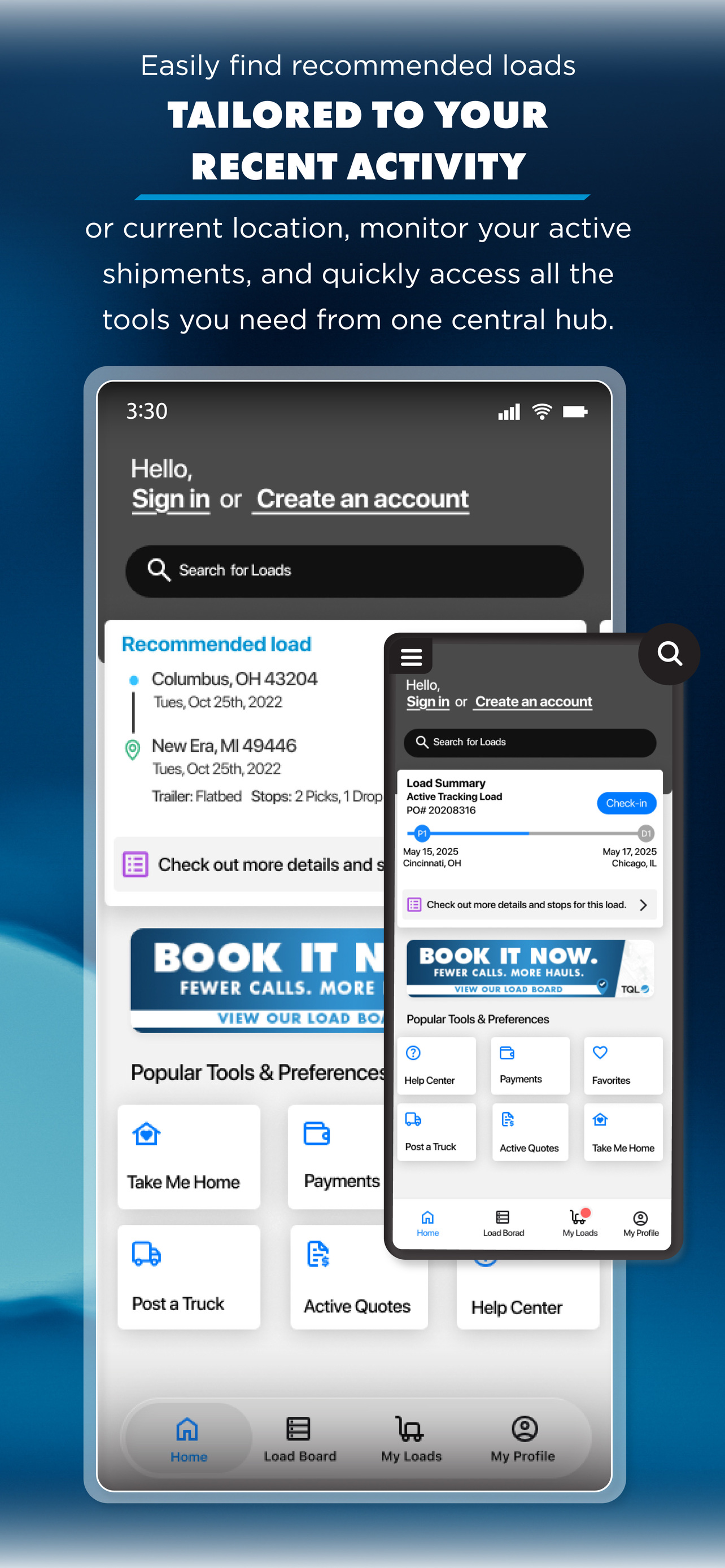 TQL Carrier Dashboard screenshot 5