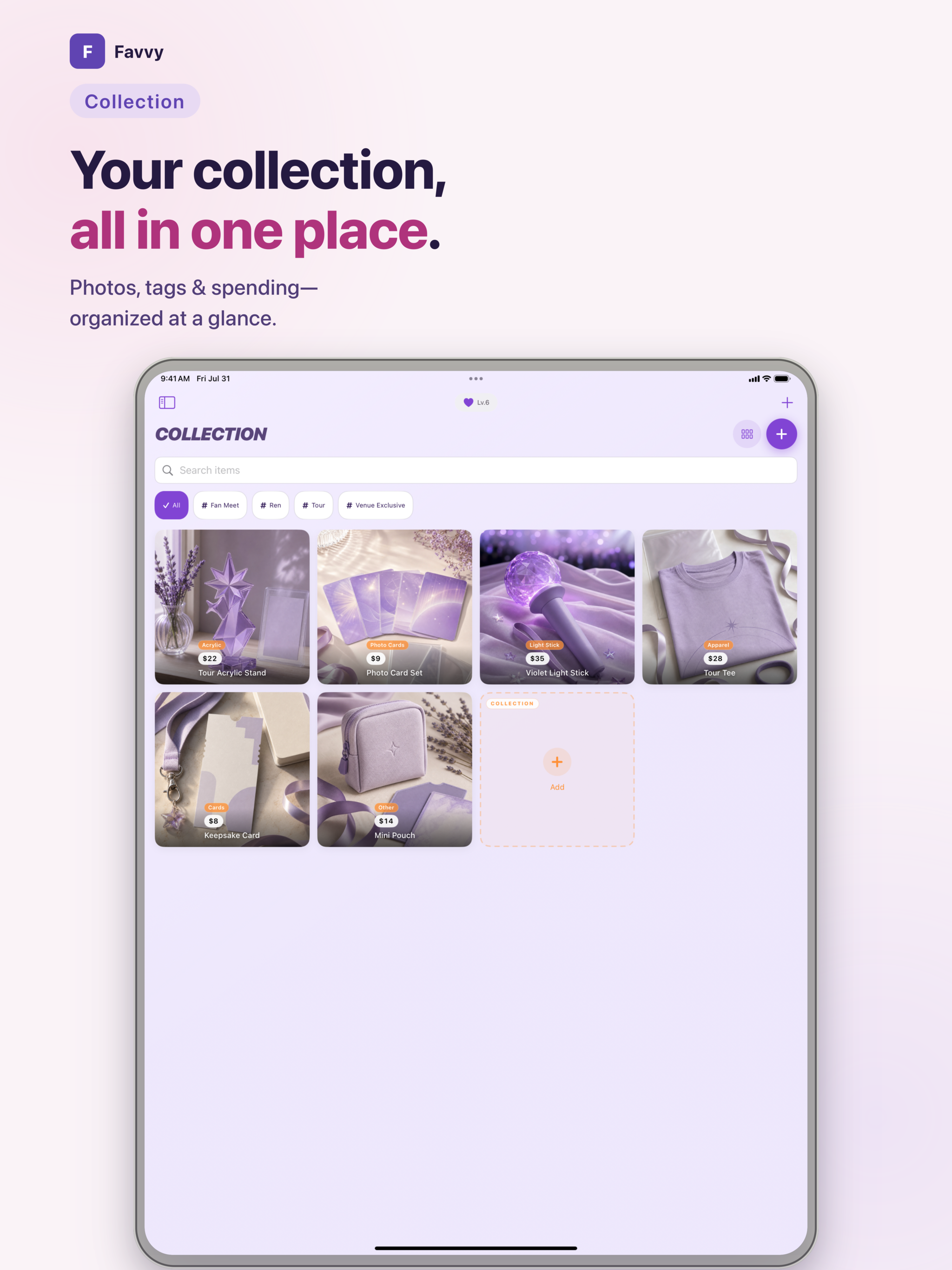 Favvy: Fan Life Tracker screenshot 10