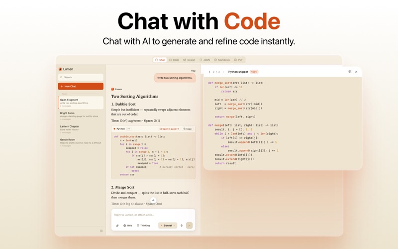 AI Chatbot: Code Assistant 4.8 iPhone screenshot