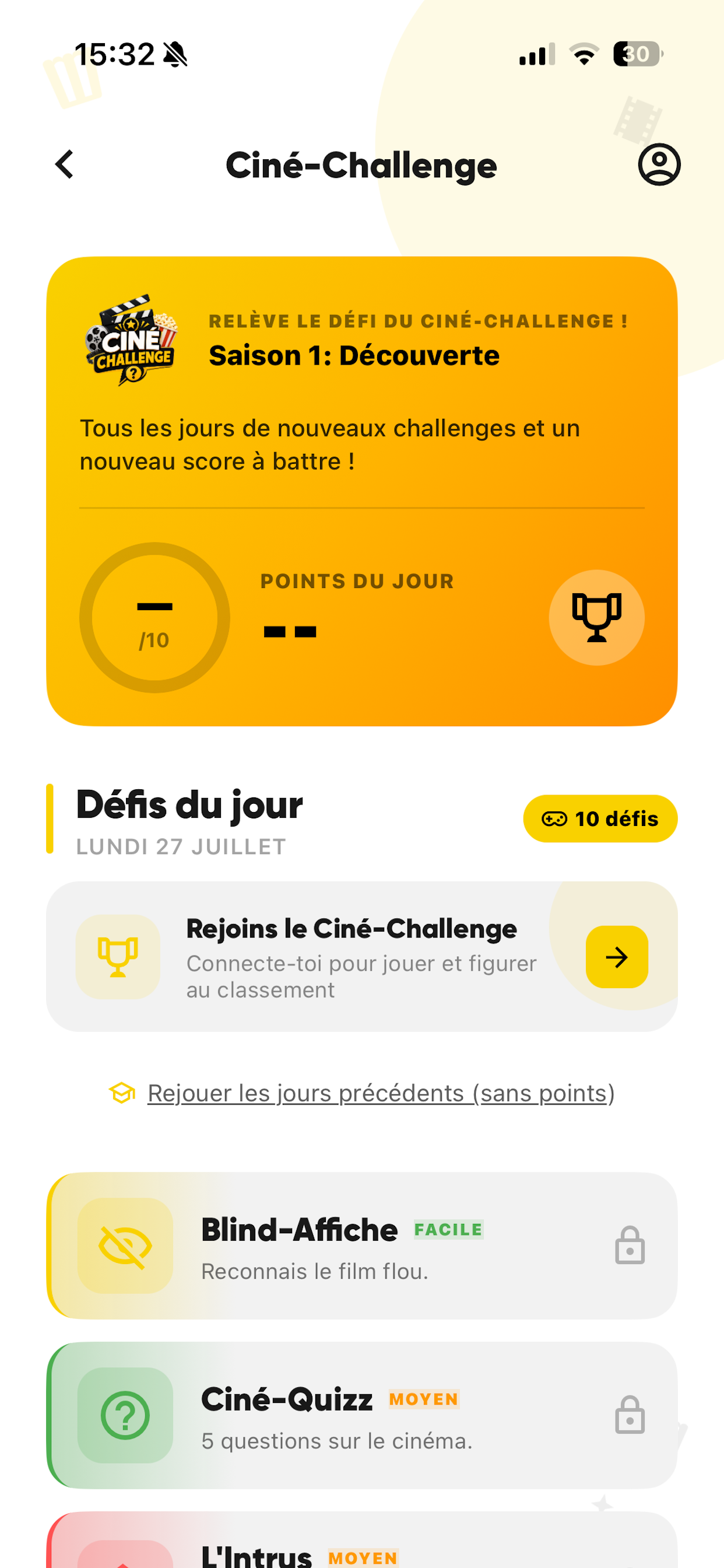 Ciné Challenge screenshot 3