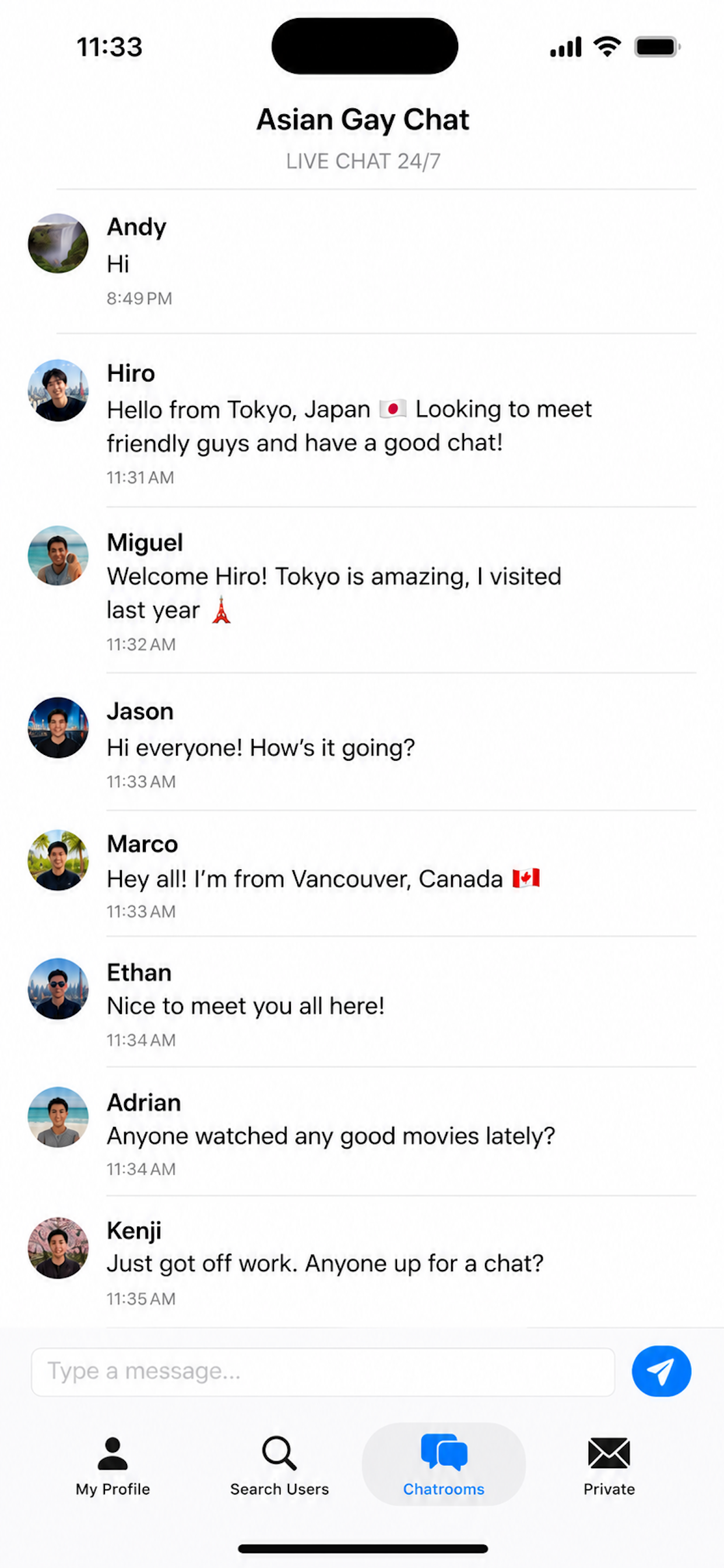Asian Gay Chat