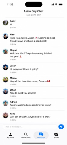 Asian Gay Chat screenshot