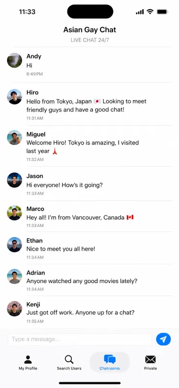 Asian Gay Chat screenshot 3 of 6