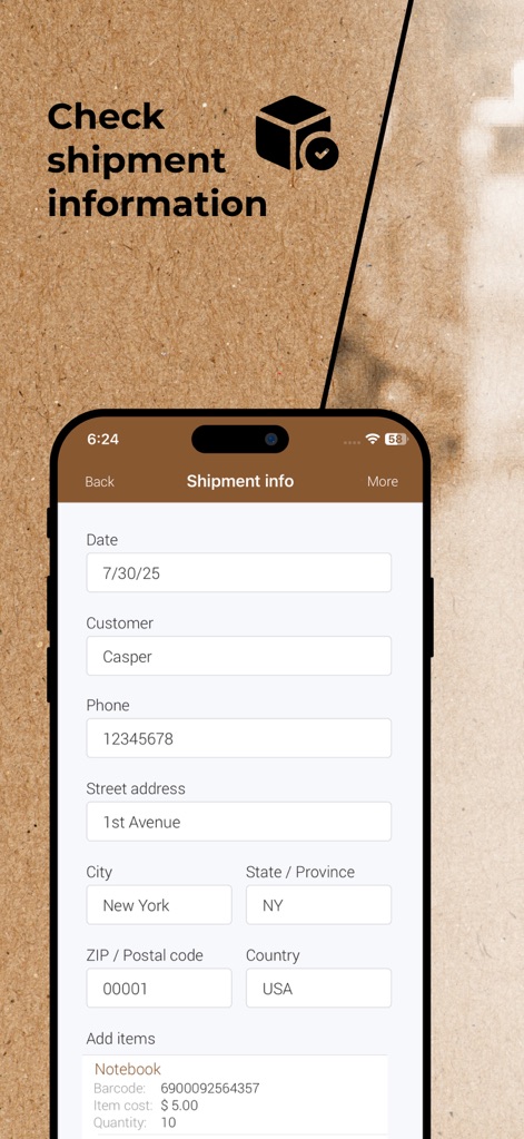 Warehouse Inventory & Shipment - Business App | MWM