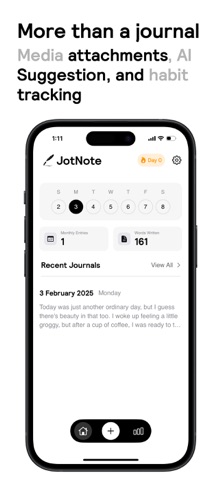 JotNote - AI Journal & Habit iPhone screenshot