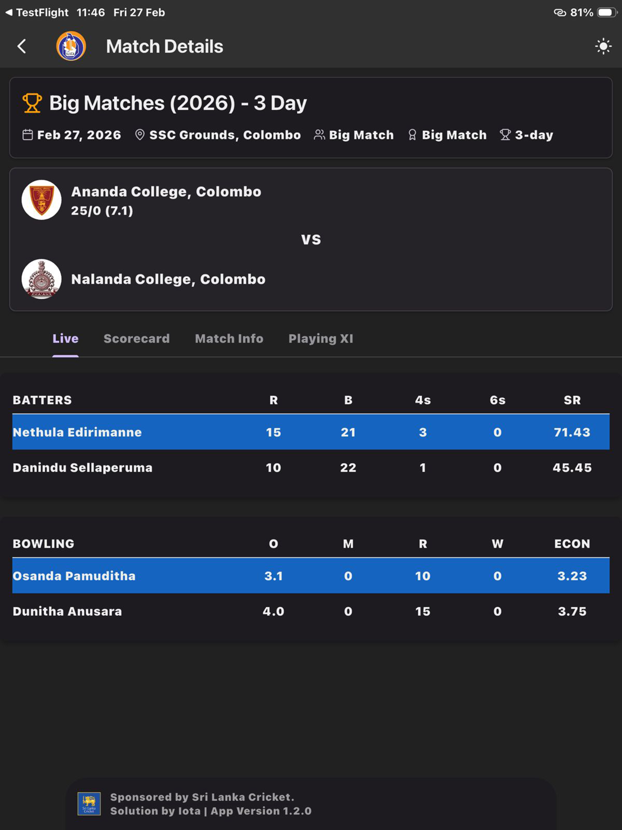 SLSCA Matches screenshot 14