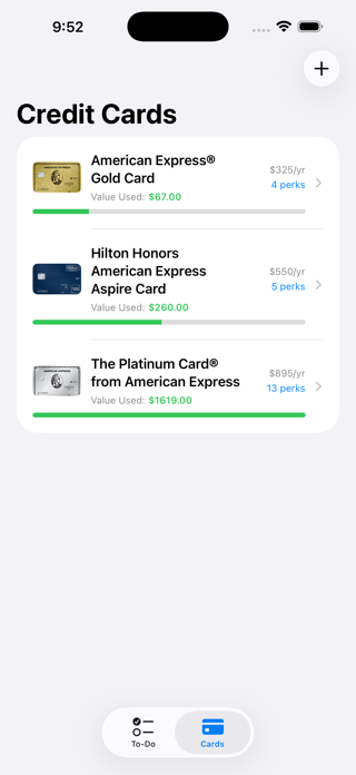 PerkTracker Screenshot 1 of 3