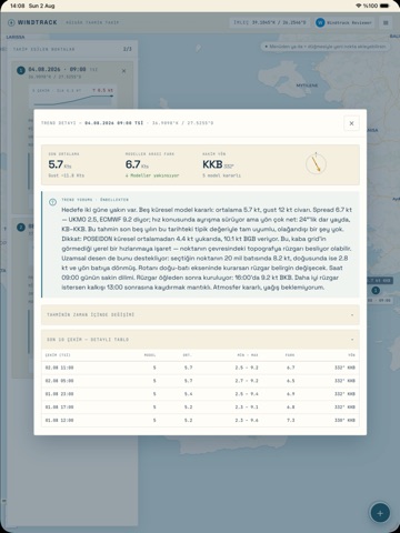 Windtrack: Wind Forecast iPad screenshot 2