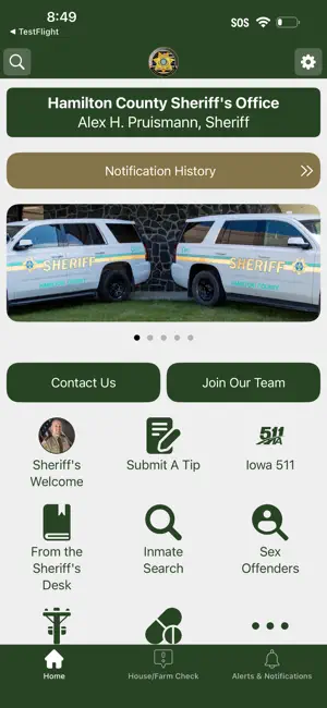 Hamilton County Sheriff IA screenshot 1