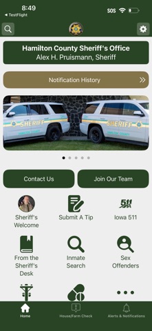 Hamilton County Sheriff IA Screenshot 1 of 3