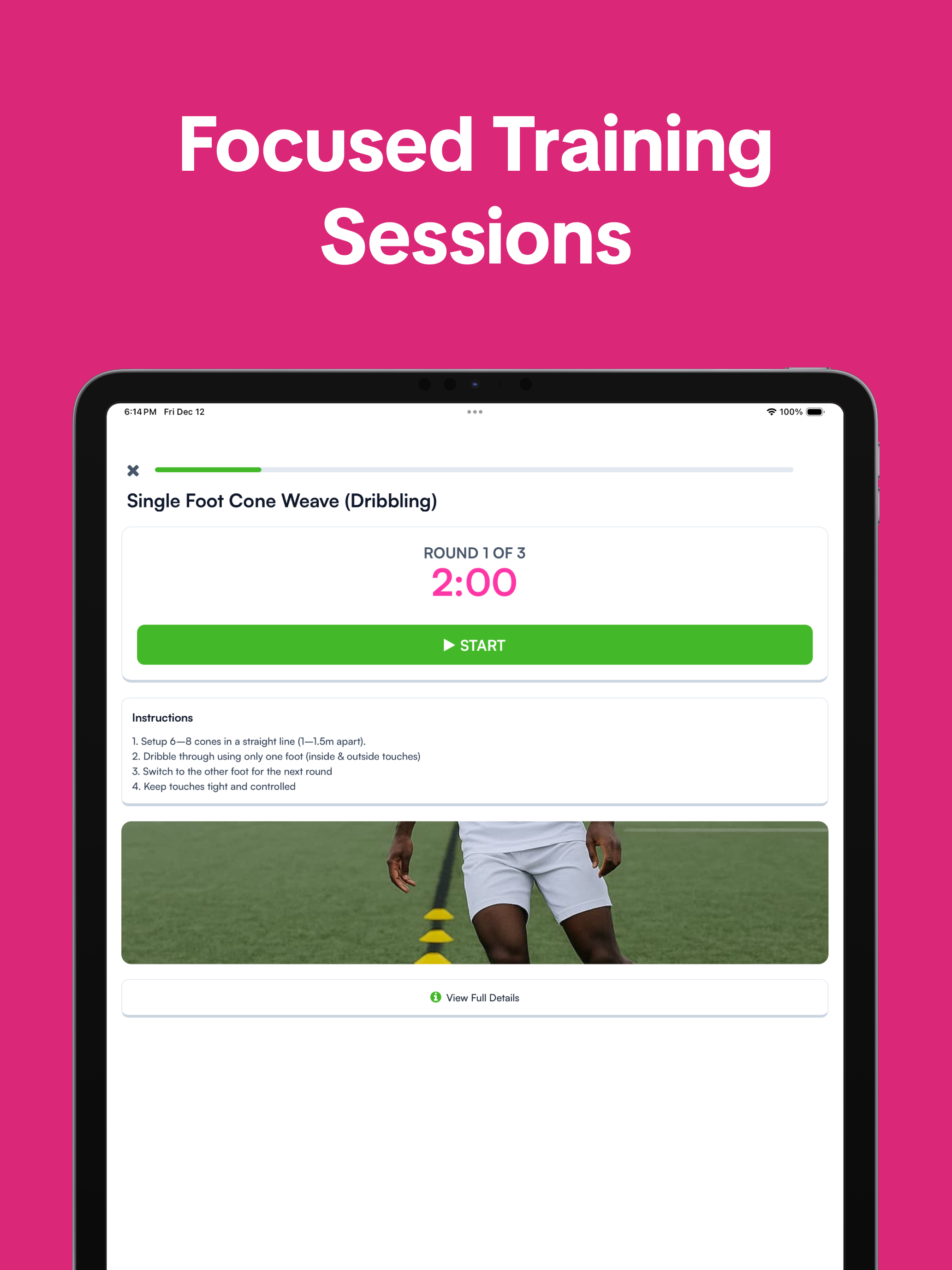 Footwork: Soccer Training App screenshot 7