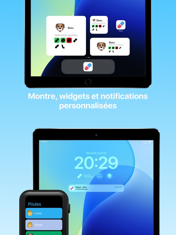 Screenshot #5 pour Pilule App: Rappel Alarme