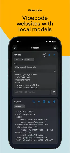 LLM Hub-Local AI assistant screenshot 2