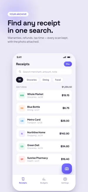ScanLedger: Receipt Scanner screenshot 4