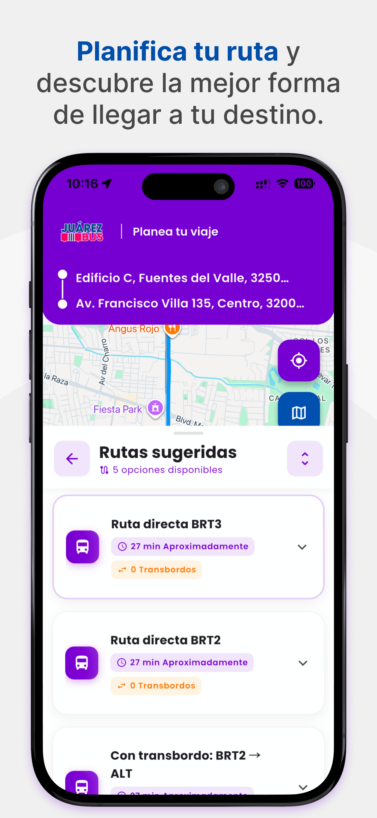 JuárezBus screenshot 5