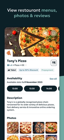 Tabol: Restaurant Bookings Screenshot 4 of 6