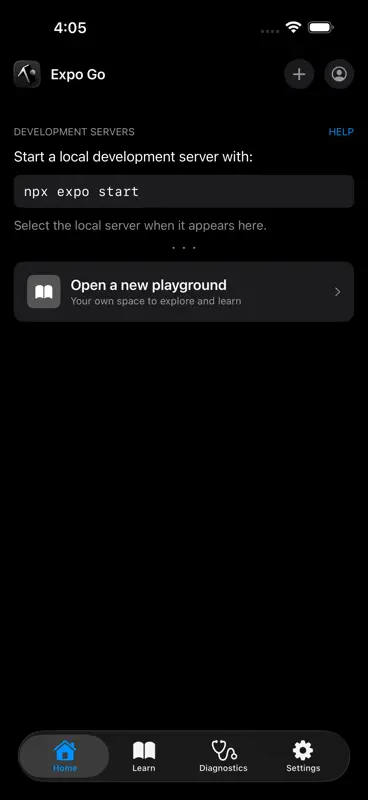 Expo Go screenshot 3 of 4