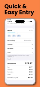 Resale Profit Calculator screenshot