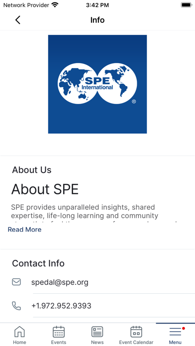 SPE International Screenshot