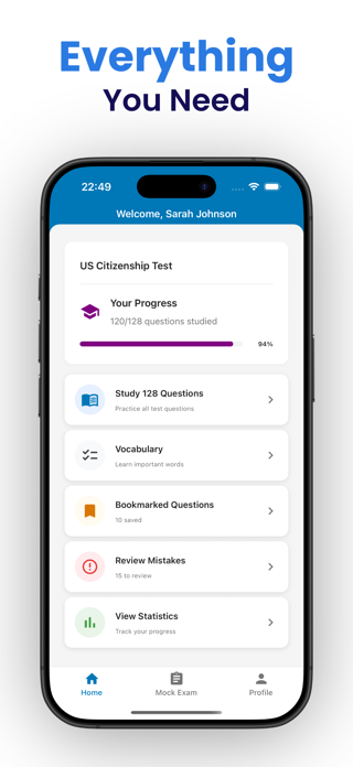US Citizenship Test App 2026 Screenshot 2 of 9