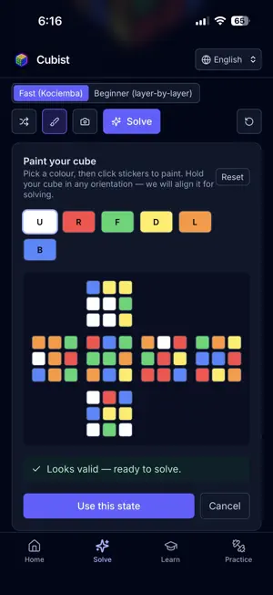 Cubist – Rubik's Cube Solver screenshot 4