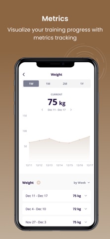 Helene Fitness iPhone screenshot